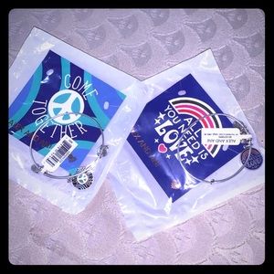 Beatles Lennon & McCartney Alex & Ani-2 bracelets